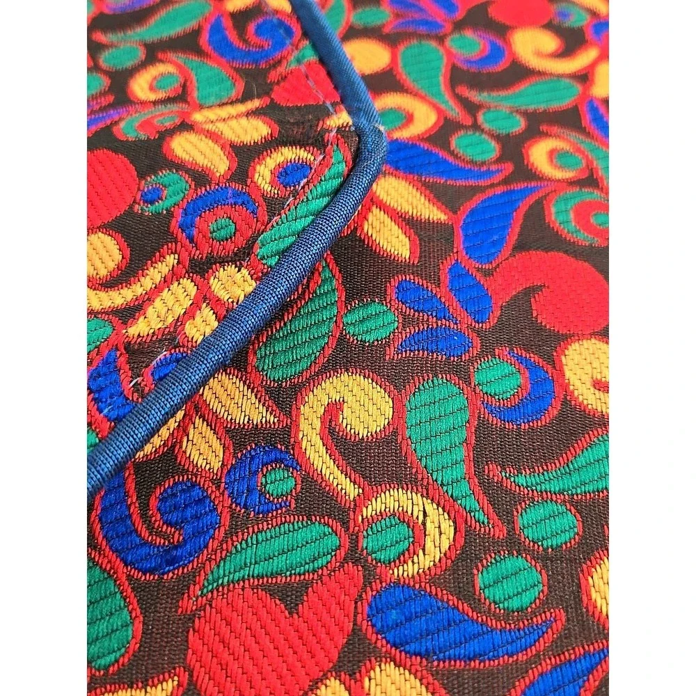 NWOT BAG INDIAN HANDBAG PURSE MULTICOLOR GIFT BAG EMBROIDERED WEDDING‎ CLUTCH